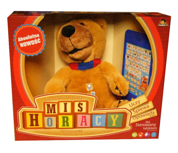 Madej Interaktywny Miś Horacy z tabletem - 216190 - zdjęcie 3